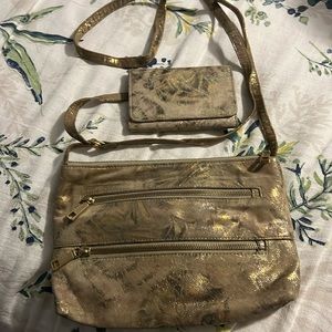 Hobo purse with matching wallet